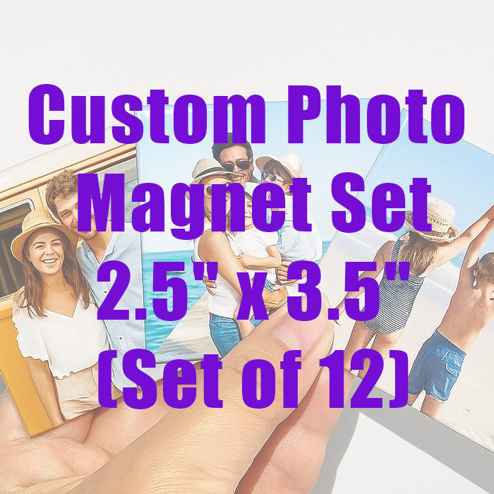 Custom Photo Magnet Set - 2.5" x 3.5" (Set of 12)